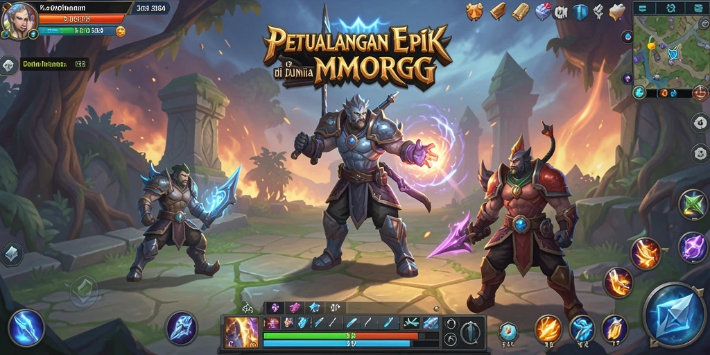 Tampilan seru dalam gameplay MMORPG 8364.