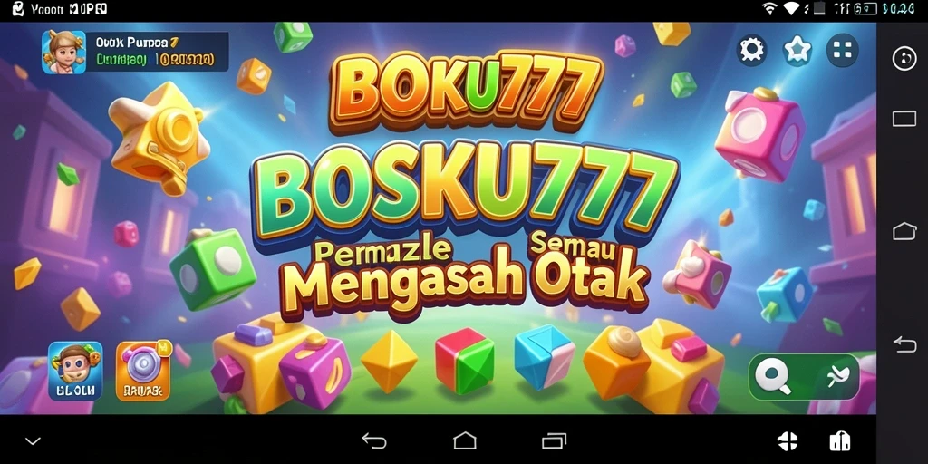 Tampilan gameplay BOSKU777 dengan berbagai teka-teki menarik.