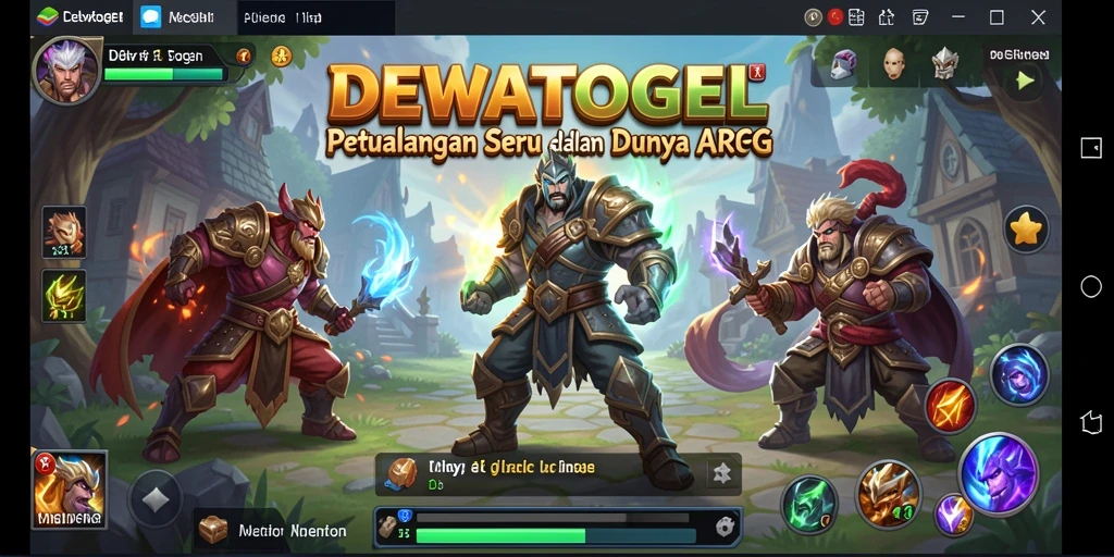 Tampilan gameplay menarik dalam dunia petualangan ARPG.