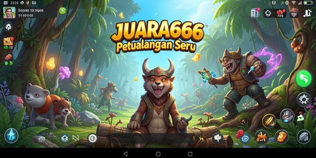 Tampilan gameplay petualangan JUARA666 yang menegangkan dan penuh aksi.