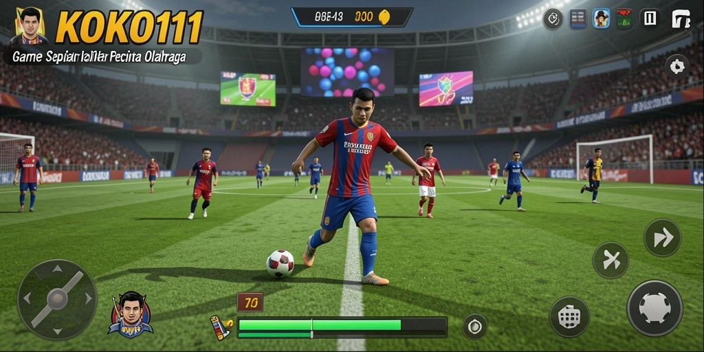 Tampilan gameplay KOKO11 yang intens dan menarik.