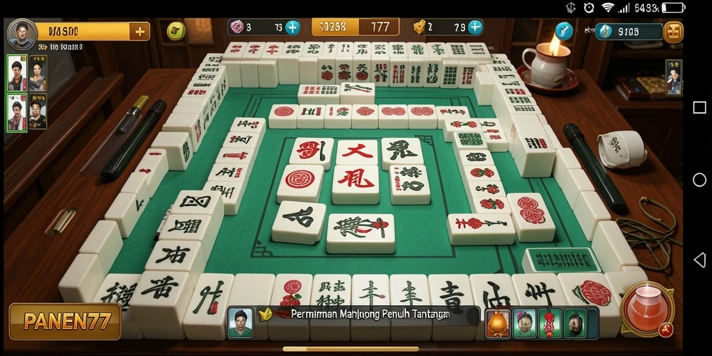 Gameplay seru menguji keterampilan Mahjong pemain.